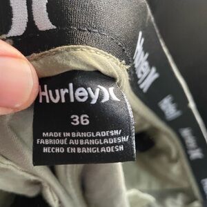 Hurley green pants